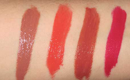 mac-peacocky-collection-kissable-lipcolour-swatches