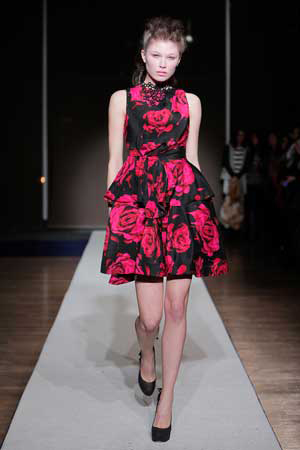 bensoni-fall-2011-melting-rose-peplum-dress