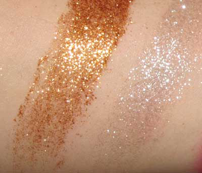 mac-wonder-woman-reflects-bronze-and-reflects-pearl-glitter-swatches