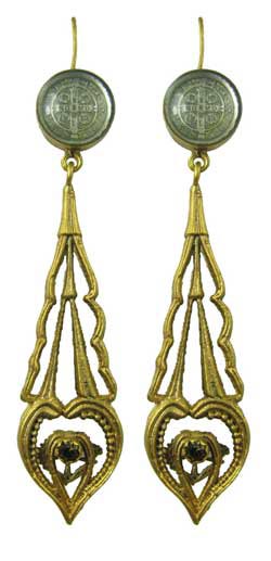 virgins-saints-and-angels-peacock-quatro-earrings