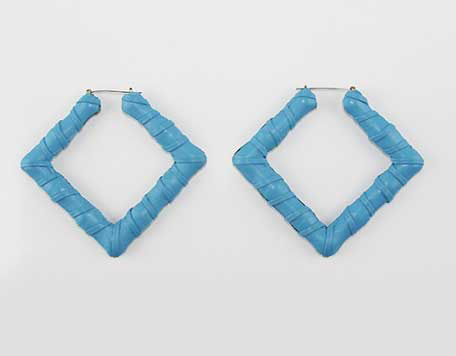 seville-michelle-anastos-blue-leather-wrapped-square-earrings