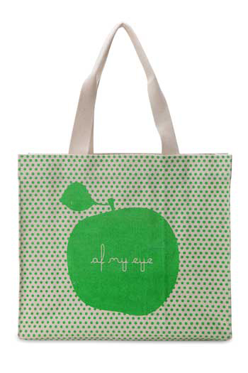 apple-and-bee-green-tote