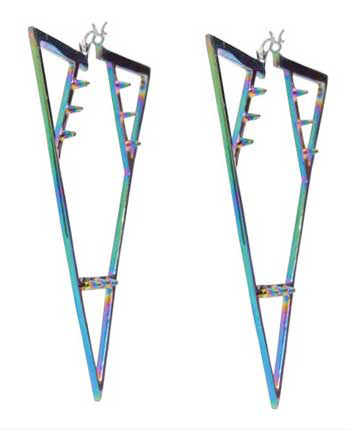 pamela-love-triangle-spiked-earrings