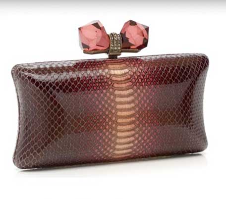 Judith Leiber Bow Accented Evening Bag