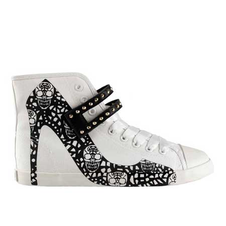 be-and-d-skull-lace-sneakers