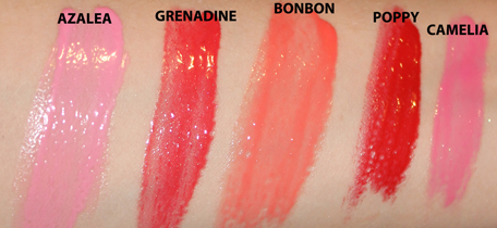 swatches-of-laura-mercier-mini-lip-glace-set-in-bold-brights