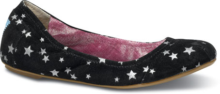 toms-Black-Suede-Stars-Ballet-Flats