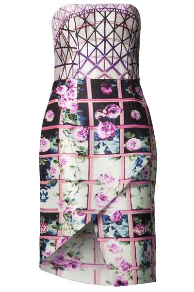 Mary-Katrantzou-Strapless-Rose-Dress-kirna-zabete