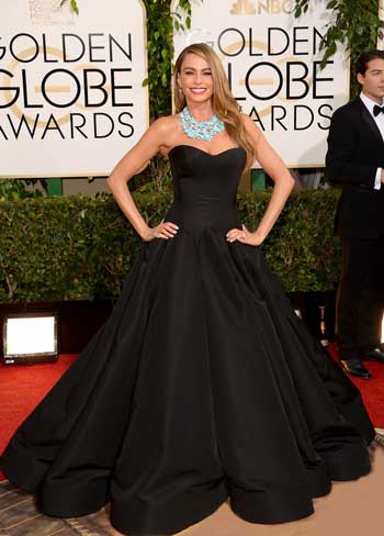 sofia-vergara-at-golden-globes-2014