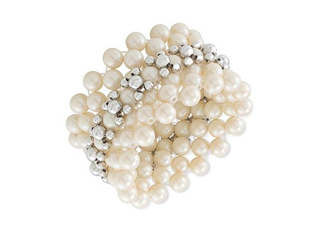 carolee-silver-toned-glass-pearl-stretch-bracelet