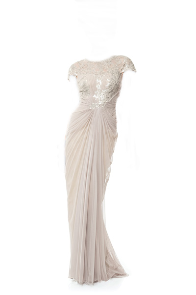 tadashi-shoji-paillette-lace-and-tulle-gown-in-sand