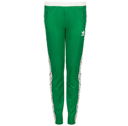 kelly green adidas track pants