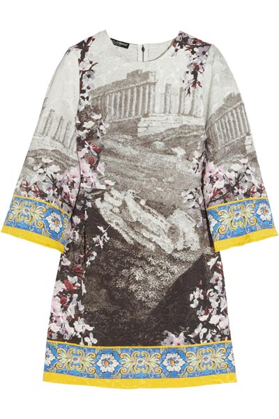 dolce-and-gabbana-mini-jacquard-dress