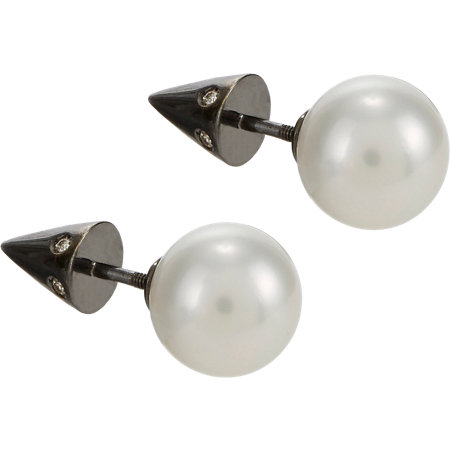 ana-khouri-pearl-and-black-gold-spike-stud-earrings-at-barneys