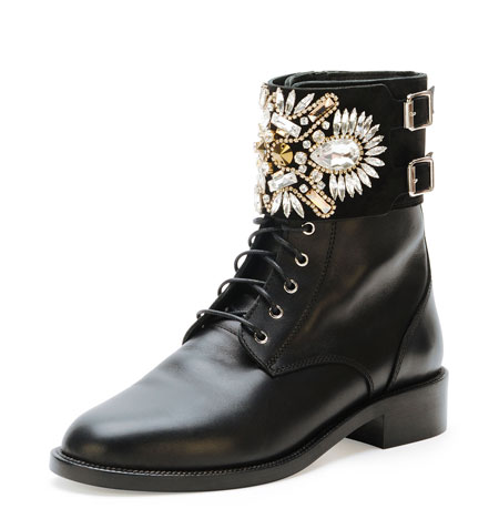 rene-caovilla-crystal-cuff-combat-boot