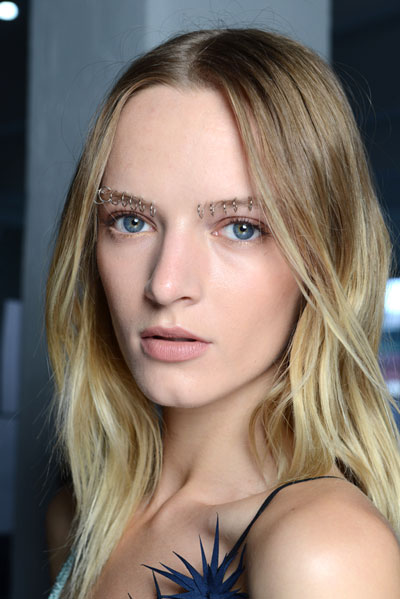 pierced-brows-and-minimal-makeup-at-rodarte-ss15