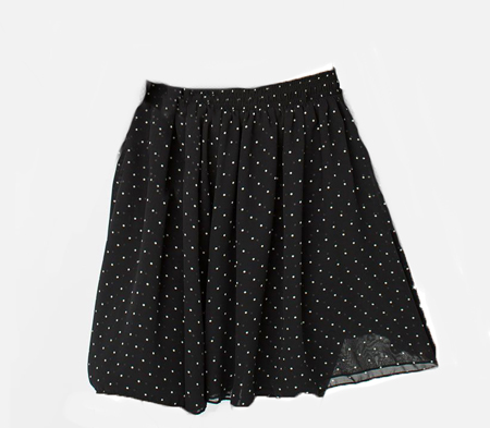 american-apparel-polka-dot-chiffon-double-layered-shirred-waist-skirt