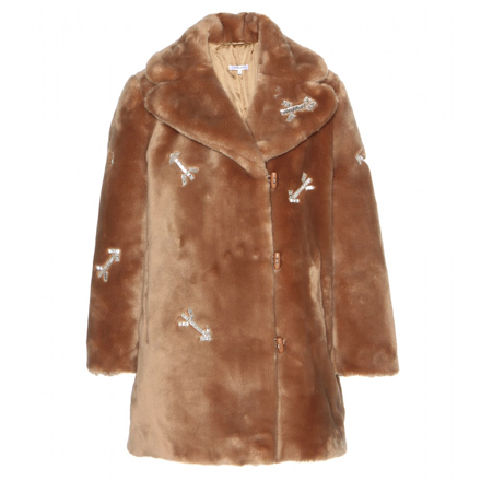 carven-embellished-faux-fur-coat