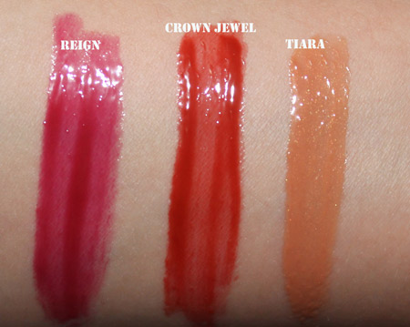 lorac-reign-crown-jewel-tiara-lip-creme-swatches