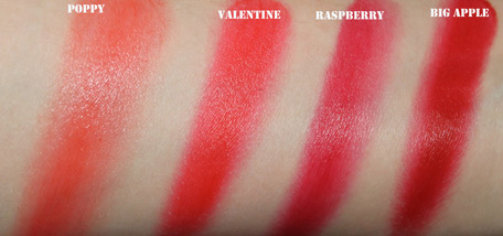 mehron-lip-palette-poppy-valentine-raspberry-big-apple-swatches