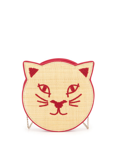 charlotte-olympia-pussycat-rafia-shoulder-bag