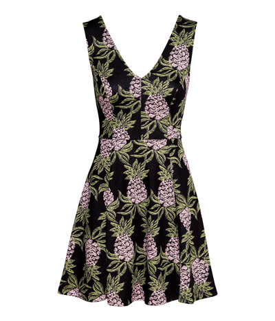 hm-pineapple-print-jersey-dress