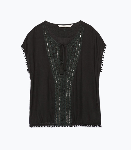 zara-tassel-sleeve-blouse