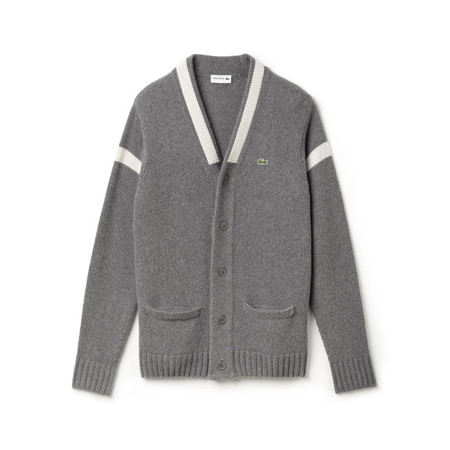 lacoste-contrast-trim-cardigan