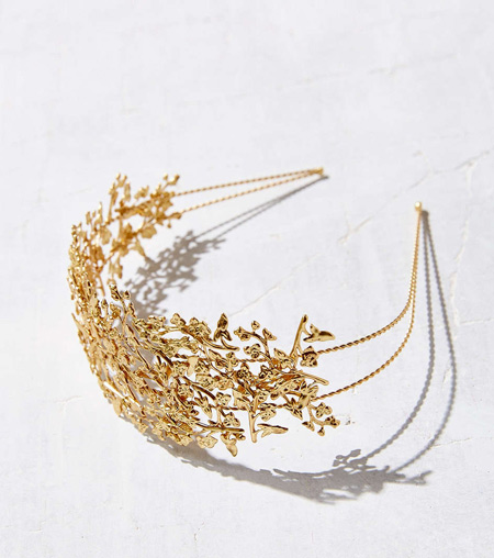 urban-outfitters-golden-leaf-headband