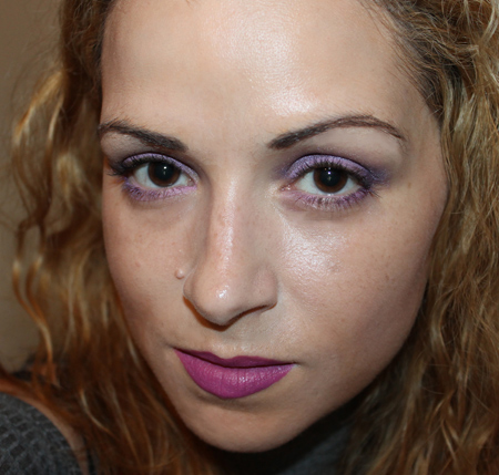 celia-san-miguel-wearing-urban-decay-matte-revolution-bittersweet-lipstick