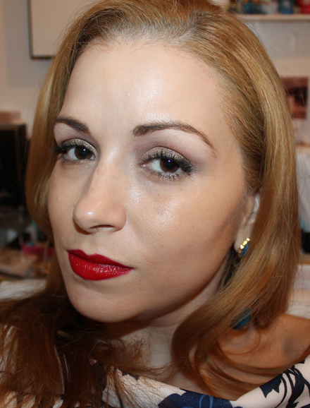 celia-san-miguel-wearing-urban-decay-x-gwen-stefani-spiderweb-lipstick