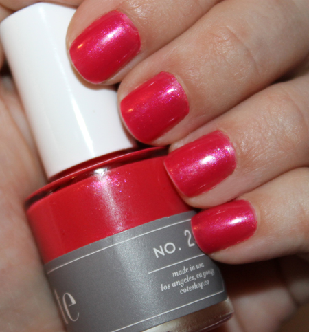 Cote Toxin Free Nail Polish - No. 31 - Creamy Crimson