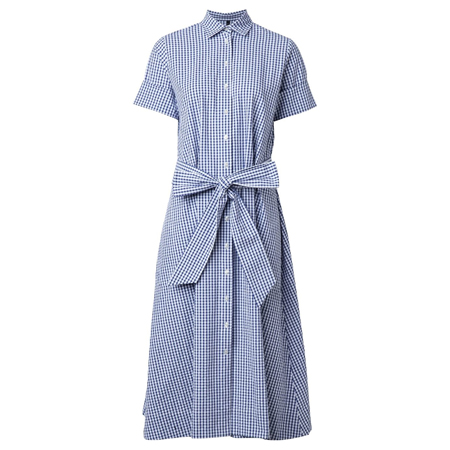 Lisa-Marie-Fernandez-Gingham-Check-Shirt-Dress