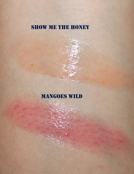 lancome-juicy-shaker-mangoes-wild-and-show-me-the-honey-swatches