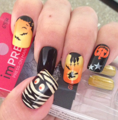 impress-manicure-mummy-witches-nail-design