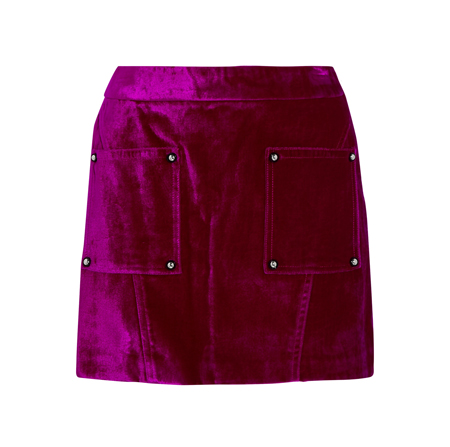 opening-ceremony-velvet-mini-skirt