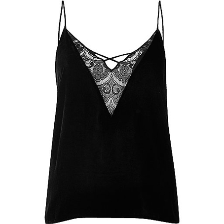 river-island-black-velvet-lace-cami