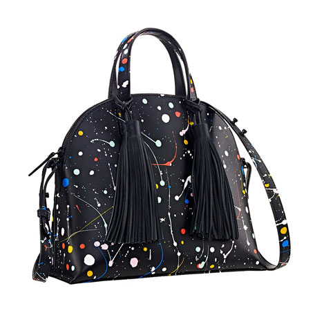 loeffler-randall-dome-satchel-black-splatter