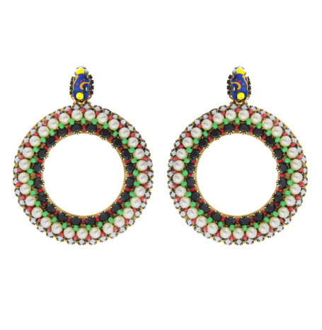 erickson-beamon-pearl-safari-hoop-earrings