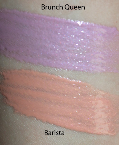 lorac-alter-ego-lip-gloss-barista-and-brunch-queen-swatches