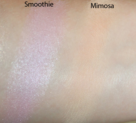 lorac-mimosa-and-smoothie-eyeshadow-swatches