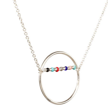 dogeared-karma-multi-color-beaded-open-circle-bar-necklace