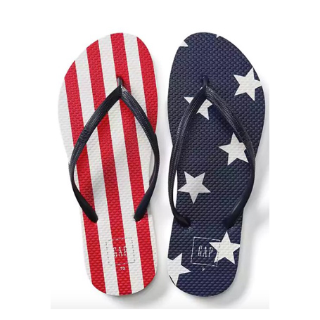 gap-flag-print-flip-flops