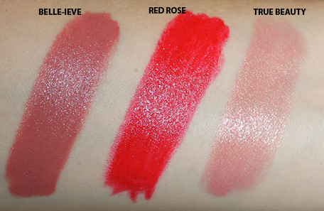 lorac-beauty-and-the-beast-true-beauty-red-rose-belle-ieve-lipstick-swatches