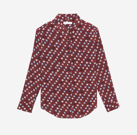 sandro-star-print-blouse
