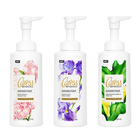 Caress-Botanicals-Shower-Foams