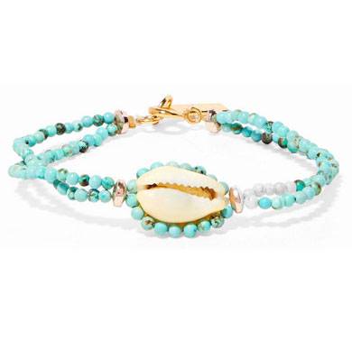 isabel-marant-bead-and-shell-bracelet