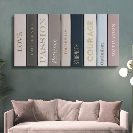 ikonick-women-self-love-book-shelf-wall-art