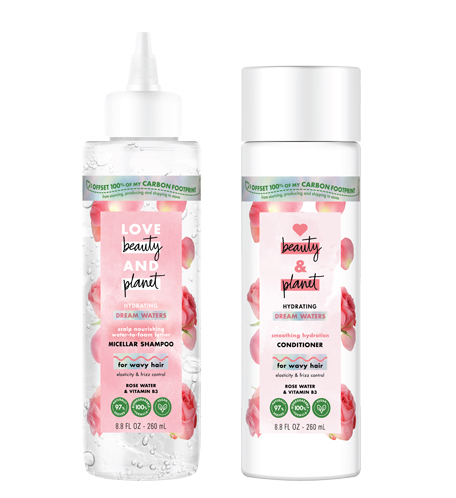 love-beauty-and-planet-hydrtaing-dream-waters-Rose-Water-&-Vitamin-B3-Shampoo-and-conditioner